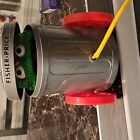 Fisher Price Vintage Oscar The Grouch #177 Squeeze Bulb/ Pop Up/ Pull Toy 1977