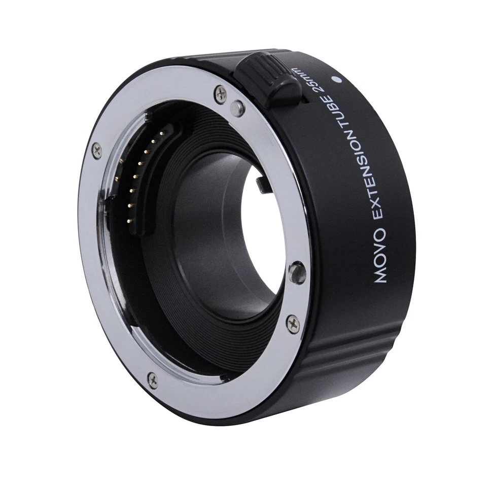 Movo Photo Auto Focus 25mm Macro AF Extension Tube for Sony Alpha DSLR Camera - Image 1 of 4
