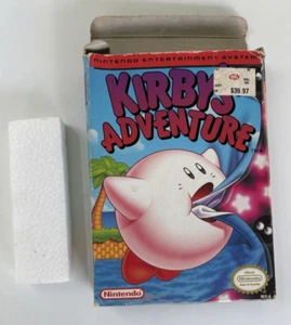 Kirby's Adventure Nintendo NES Vintage Spiel NUR LEERKARTON & Schaumstoff - Bild 1 von 9
