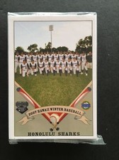 2007 HAWAII WINTER BASEBALL HONOLULU SHARKS MiLB TEAM SET FACTORY SEALED 