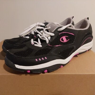 Champion Women Walking Shoes Sneakers Size 9 W - Black Pink - Image 1 of 4