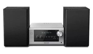 Panasonic HiFi System Bluetooth CD Player DAB+ FM Radio SC-PM702EB-S Silver - Picture 1 of 4