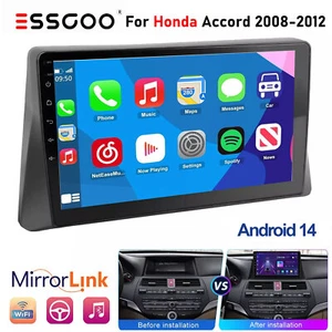 For Honda Accord 2008-2013 Apple CarPlay Android 14 Car Stereo Radio GPS WIFI FM - Bild 1 von 12