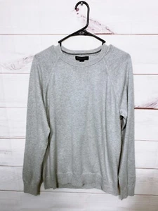 Suéter Banana Republic de algodón orgánico para hombre talla M gris manga larga - Imagen 1 de 6