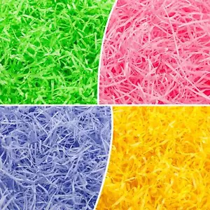 Easter Grass Basket Filler 320g Multicolor Easter Grass Recyclable Paper Shre... - Picture 1 of 7