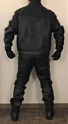 Dockers Leather Bomber Jacket Size XL - Image 1 of 4