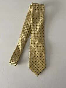 Nordstrom Tie Yellow Blue Geometric Pattern - Picture 1 of 5