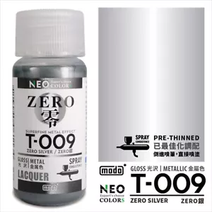 modo NEO Color T-009 Superfine Metal Effect Zero Silver (30ml) for Model Kit - Picture 1 of 1