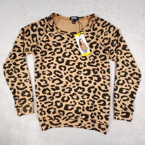 Buffalo David Bitton Ladies S Cheeta Gold Printed Top - Picture 1 of 9