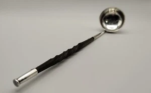 Antiguo cucharón Toddy victoriano plateado c1880 8 pulgadas - Imagen 1 de 12