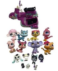 Lote 16 Figuras Littlest Pet Shop LPS Animales Juguetes Scooter Varios Tamaños De Colección - Imagen 1 de 12