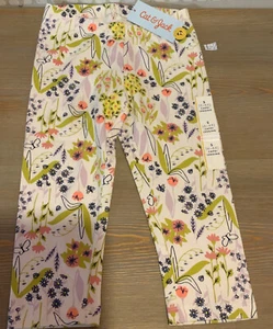 🌍 Cat And Jack,Almond Cream Floral Size S(6/6x)New 😃 👌🏽 - Picture 1 of 3