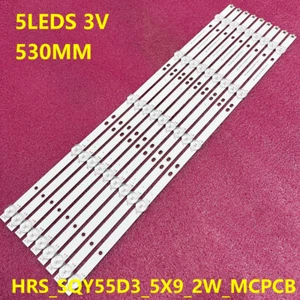 LED Strips For RCA RNSMU5545 HRS_SQY55D3_5X9_2W_MCPCB RWOSU5549-B RNSMU5545 - Picture 1 of 8