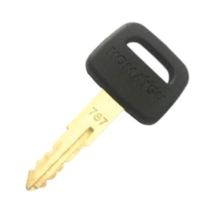 Komatsu 787 Ignition Key for Excavator Dozer Loader & Heavy Equipment with Logo  - Picture 1 of 4