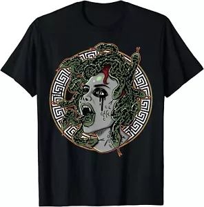 Nueva Camiseta Limitada Medusa Mitología Griega Serpientes - Imagen 1 de 5