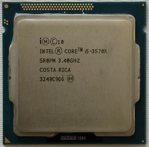 Intel Core i5-3570K CPU Quad Core 3.4GHz 4-Thread 6M SR0PM LGA 1155 Processor - Picture 1 of 2