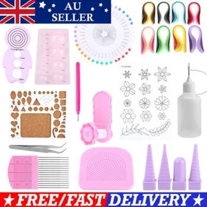 Quilling Paper Tool kit with 874pcs Paper Strips Quilling Pen DIY Handmade Tools - Picture 1 of 12