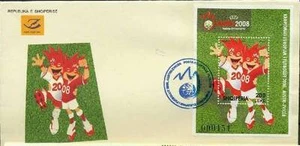 Albania Stamps 2008. European football championship. Sport. FDC Block MNH - Picture 1 of 1