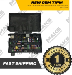 2015-2018 RAM 2500 3500 New OEM TIPM Fuse Box 68322377AD - Picture 1 of 10