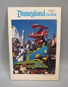 Vtg 1976 Summer Disneyland Guide Book w/ Map Photos Walt Disney Productions EX!