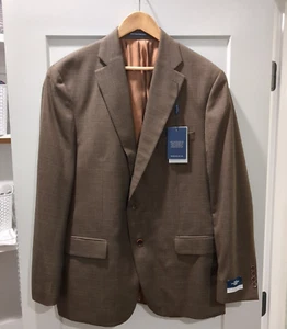 NWT Hart Schaffner Marx Mens 44R Chicago Fit Wool Two Button Sportscoat Blazer - Picture 1 of 22