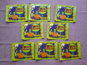 PANINI STICKERS  - TOXIC CRUSADERS - 8 x UNOPENED PACKS OF STICKERS  VG - Picture 1 of 4
