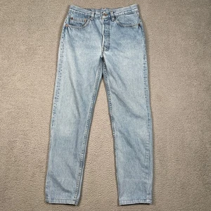Jeans De Colección Levis 501XX Para Hombres 28x30 Años 90 Hechos en EE. UU. Grunge Denim Gran Botón Desvanecimiento - Imagen 1 de 11