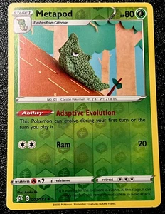 Metapod 002/192 NM Reverse Holo Cute Green Asako Ito Crochet Art Pokémon Card! - Picture 1 of 1