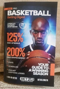 NEW 2022 2023 Pro Basketball NBA Betting Digest Magazine - BetUS Sports Edge - Bild 1 von 2