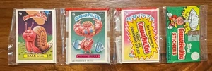 1986 GARBAGE PAIL KIDS 1 SEALED RACK PACK 4TH SERIES 24 STICKER CARDS Dale Snail - Picture 1 of 2