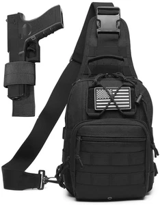 Small Tactical Sling Bag for Men with Holster Military EDC Shoulder Bag CCW C... - Bild 1 von 6