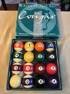 Aramith Premier Billiard Pool Ball set 2 1/4" - USED - - Picture 1 of 12