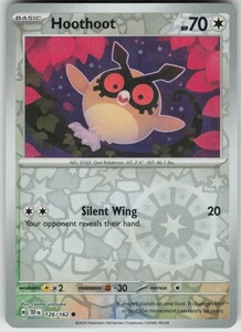 Pokemon Hoothoot 126/162 SV05: Temporal Forces Common Reverse Holo Near Mint - Picture 1 of 2