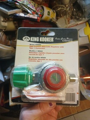 King Kooker Productos de Cocina Exterior Regulador Ajustable de Alta Presión 00502 Foto 1 de 4