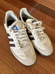Size 6.5 - adidas Samba RARE- Maroon Stripes - Picture 1 of 4