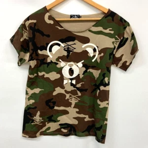 HYSTERIC GLAMOUR Camouflage T-Shirt Tee Size S - Picture 1 of 10