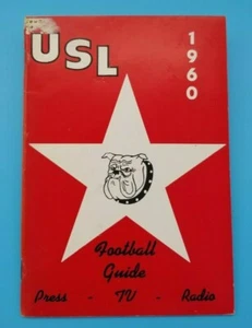 USL SOUTHWESTERN LOUISIANA RAGIN CAJUNS - COLLEGE FOOTBALL  MEDIA GUIDE - 1960 - Picture 1 of 3
