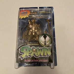 McFarlane Toys Ultra-Acción Figuras Piloto Spawn Oro Edición Deluxe 1995 Nuevo - Imagen 1 de 11