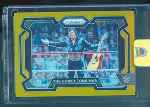 2024 Panini Prizm WWE The Honky Tonk Man Gold Prizm #60, Serial #/10 - Bild 1 von 2