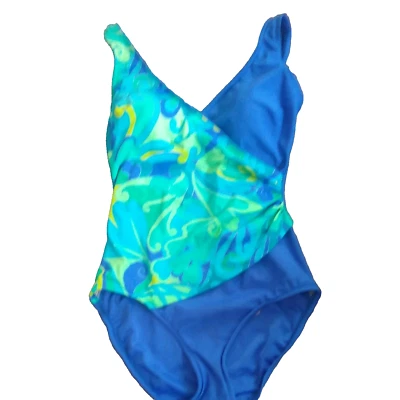 Женский цельный купальный костюм Sirena от Signature 10 сделано в США бюстгальтер для похудения - Изображение 1 из 4