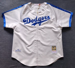Authentic Mitchell & Ness 1949 Brooklyn Dodgers Jackie Robinson Jersey XL - Picture 1 of 20