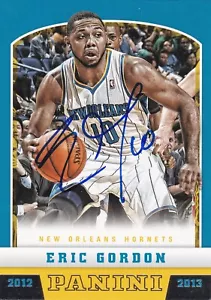 ERIC GORDON NEW ORLEANS HORNETS PELICANS SIGNED CARD HOUSTON ROCKETS CLIPPERS - Picture 1 of 1