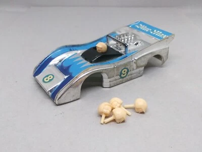 UNA CABEZA DE CONDUCTOR para los TYCO McLaren, Chaparral, Lola, Porsche Slot Cars #CREMA Foto 1 de 4