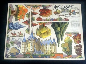 Rare superbe ancienne planche à découper Gildas Azay le Rideau - Imagen 1 de 1