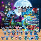 Lilo Stitch Weihnachts-Adventskalender Blind Box Home Decor Countdown Xmas Gift