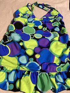 Vestido halter multicolor Venus para mujer talla 8 - Imagen 1 de 7