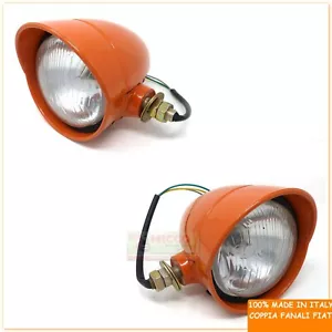 Scheinwerfer Traktor Fiat Serie Gold Om Orange Lichter Fluter 540 450 400 - Bild 1 von 1