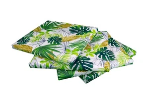 SET 4 CUSCINI PER DIVANETTO RATTAN PER SALOTTINO ESTERNO CM 58X51 H 5 FORESTA - Picture 1 of 5