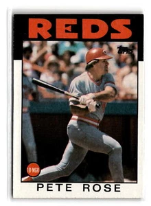 1986 Topps #1 Pete Rose Cincinnati Reds 202483 - Picture 1 of 2