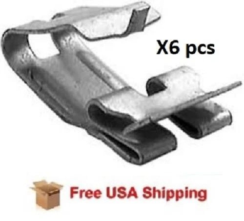 6 CLIPS DE REJILLA NUEVOS PARA GM 1500 2500 3500 CYCLONE BLAZER S10 GMC SONOMA 4X4 Foto 1 de 1